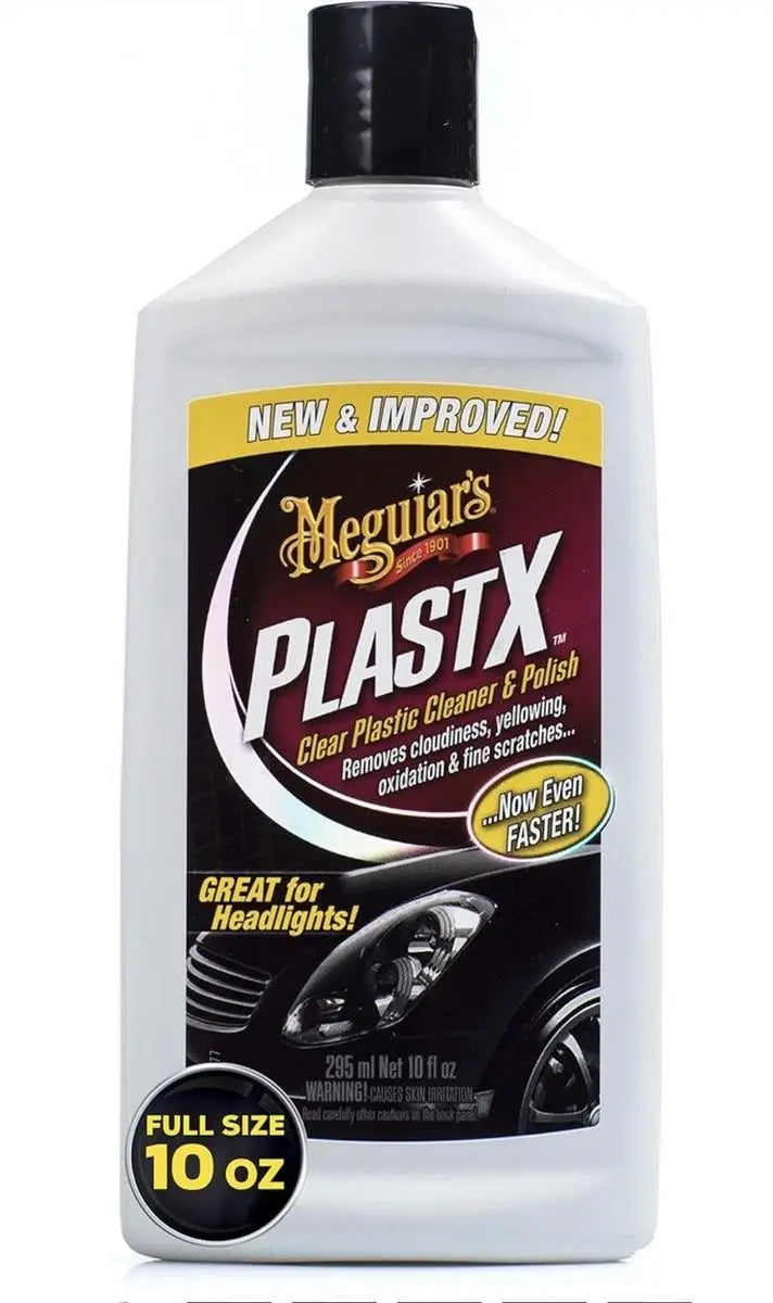 Meguiar’s PlastX Clear Plastic Cleaner & Polish G12310 – 10 oz
