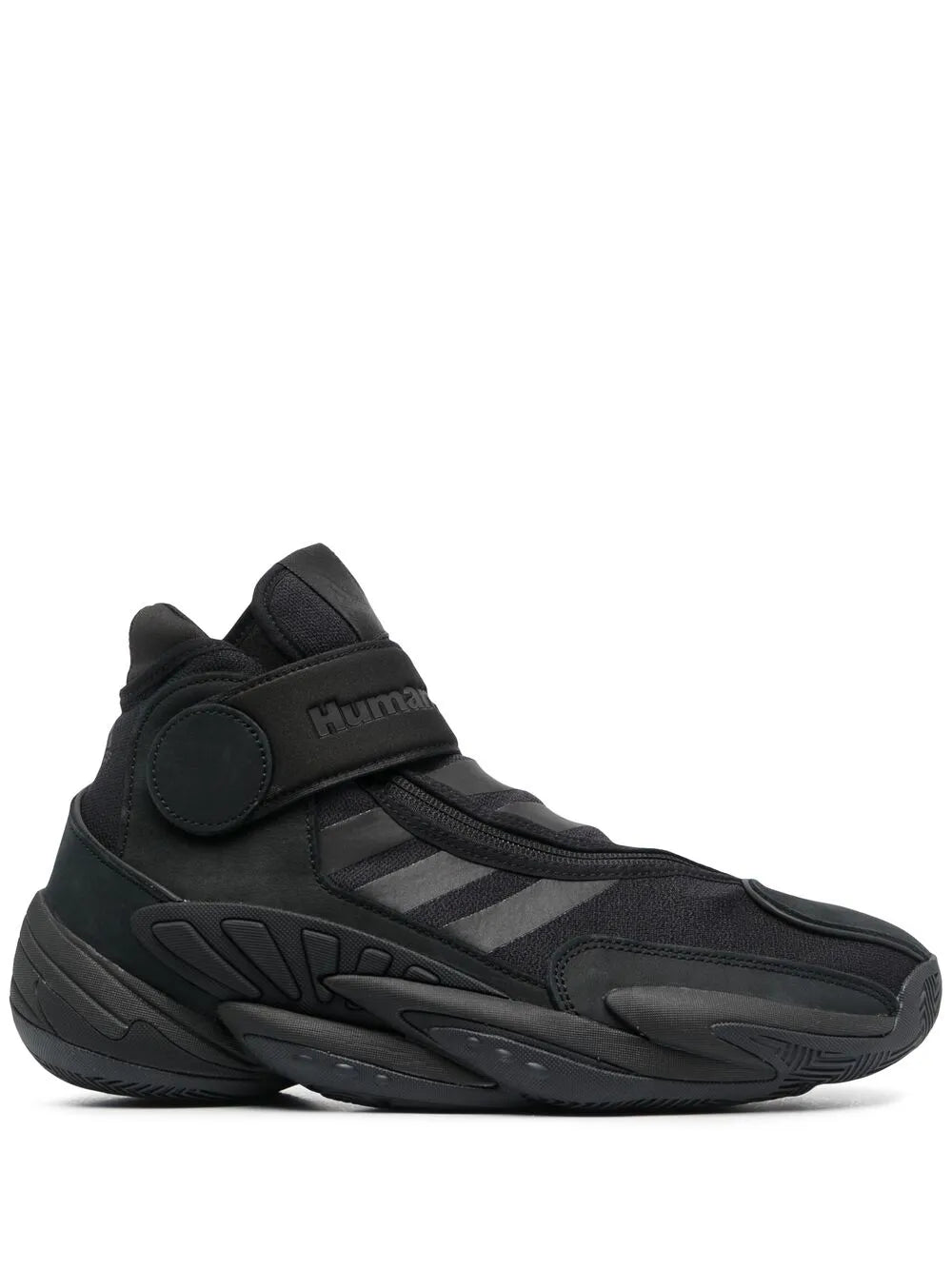 adidas X Pharrell Williams Triple Black High-Top Sneakers
