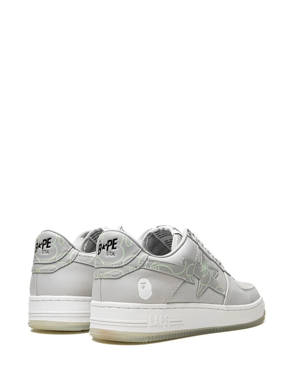 A Bathing Ape?Bape Sta #1 M2 Gray Sneakers