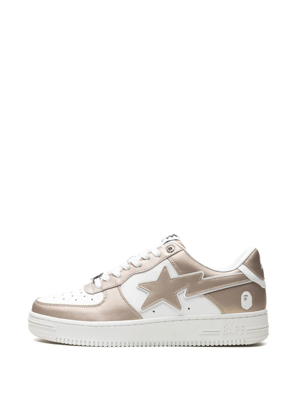 A Bathing Ape?Bape Sta #4 M1 Beige Sneakers