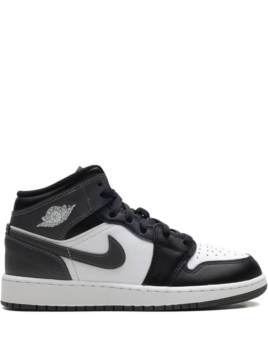 Air Jordan 1 Mid Black/ Iron Grey/ White Sneakers
