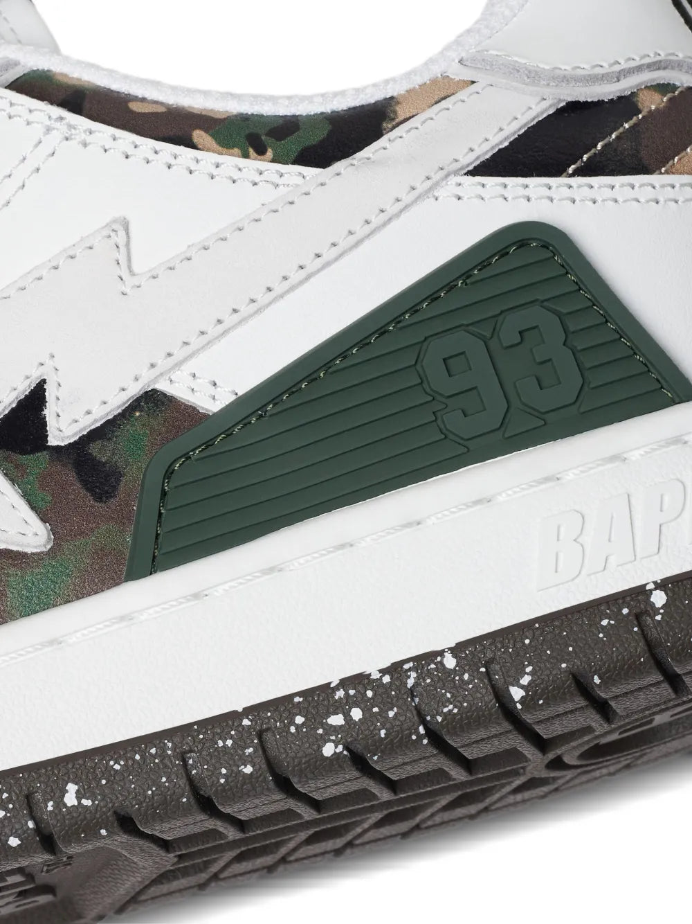A Bathing Ape?Sk8 Sta #2 Camouflage-Panel Sneakers