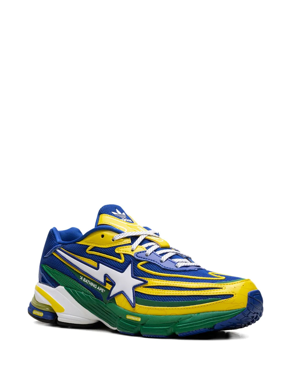 adidas Orketro Bape Yellow Blue Green Sneakers