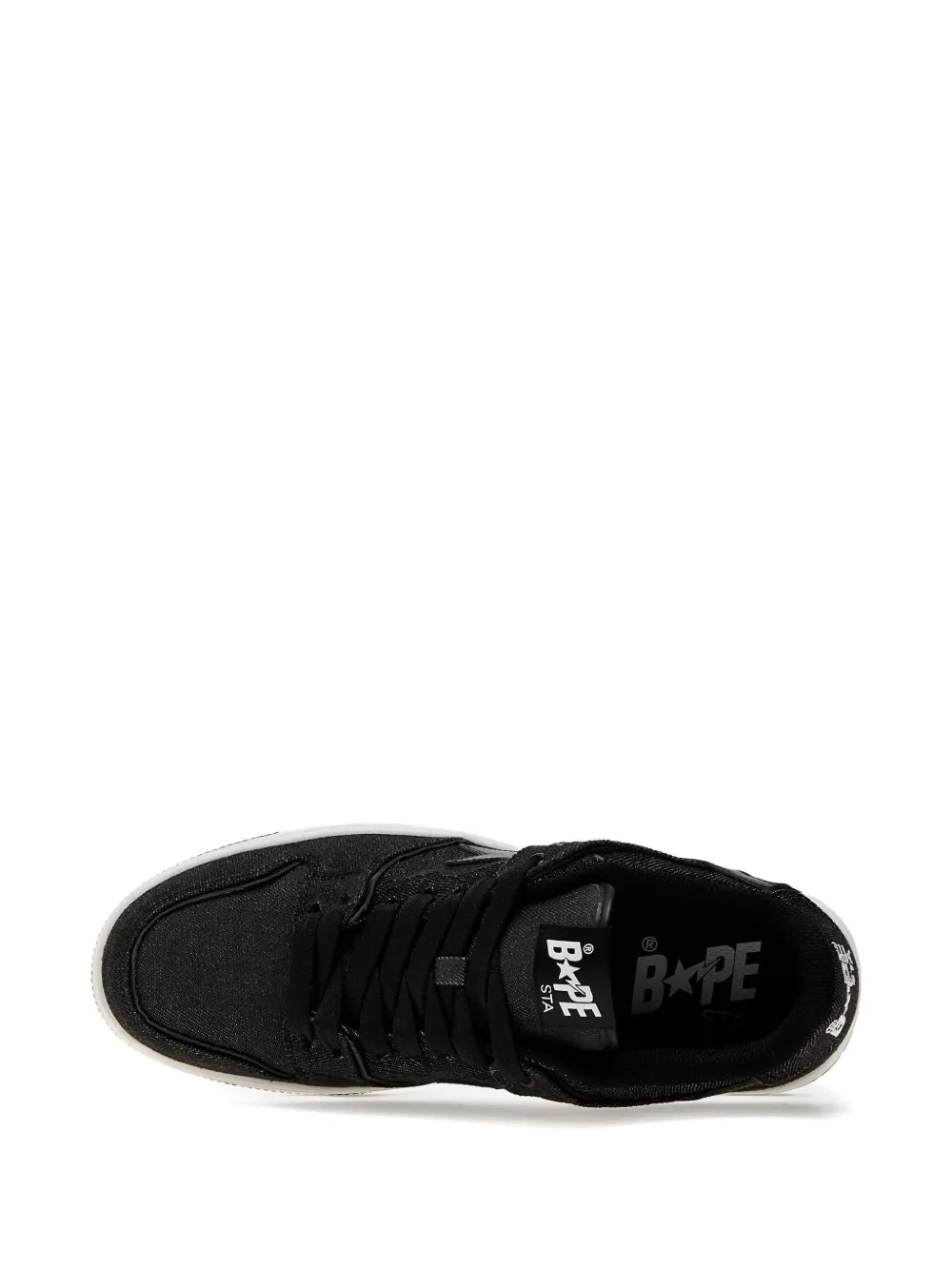 A Bathing Ape?Star-Embellished Denim Trainers