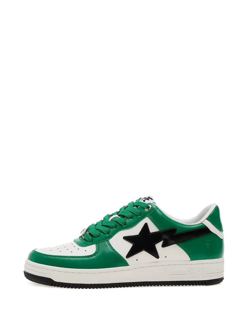 A Bathing Ape?Bapesta #3 M1 Star-Lightning Bolt Sneakers