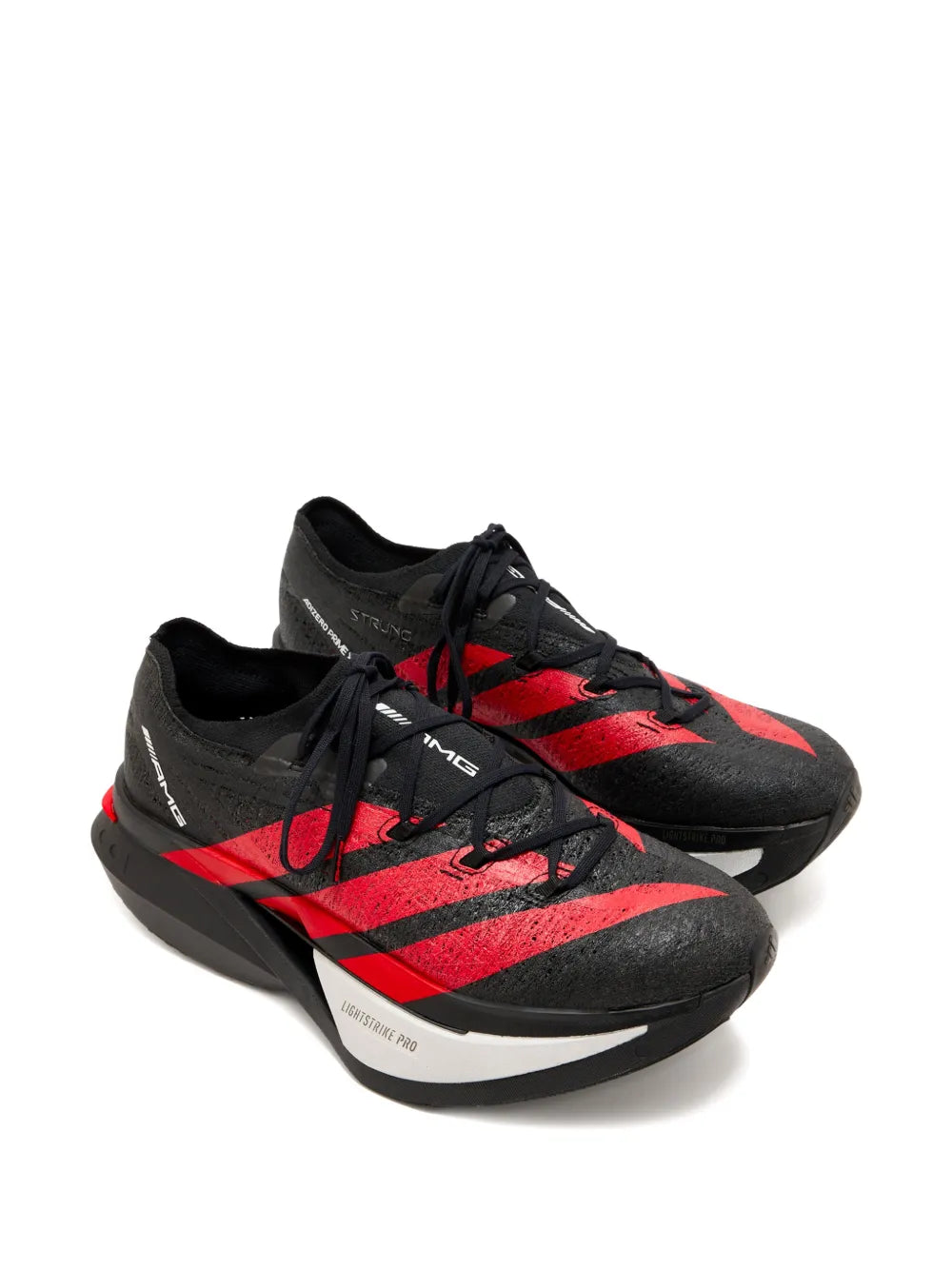 adidas Adizero Prime X3 Strung Amg Striped Lace-Up Sneakers