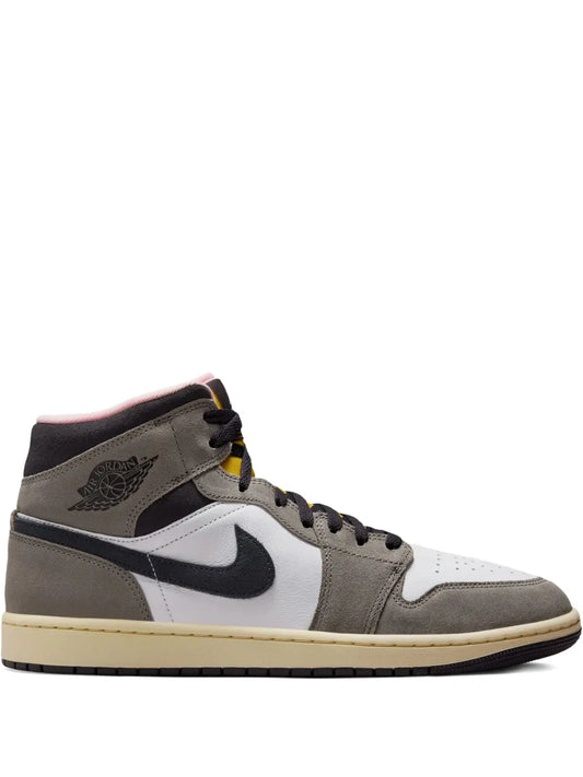 Air Jordan 1 Mid Cave Stone Sneakers