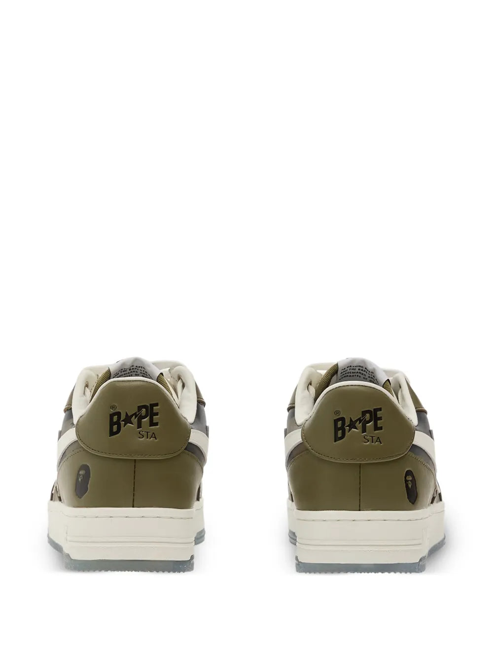 A Bathing Ape?Sta Icon 2 M2 Leather Sneakers