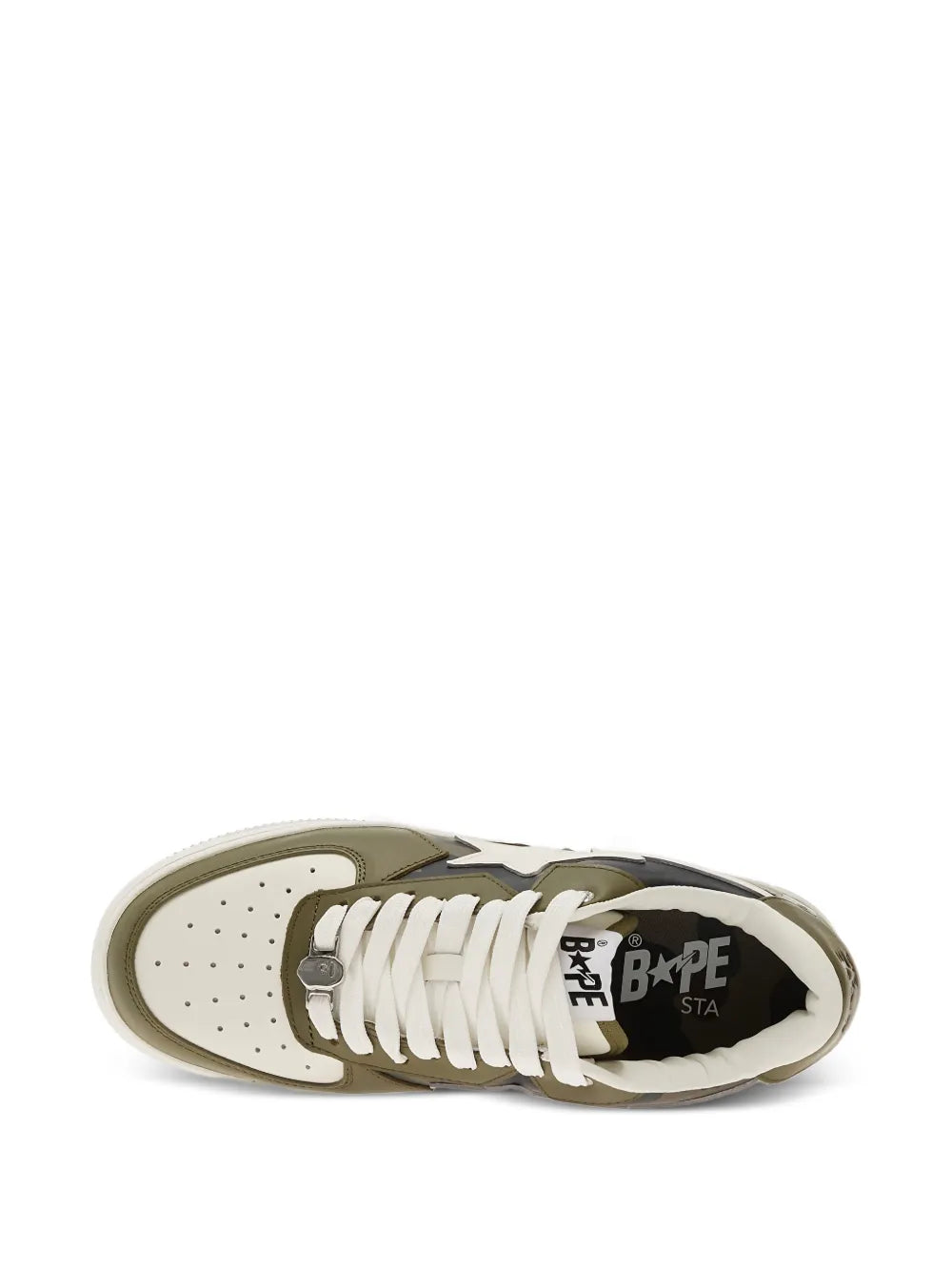 A Bathing Ape?Sta Icon 2 M2 Leather Sneakers