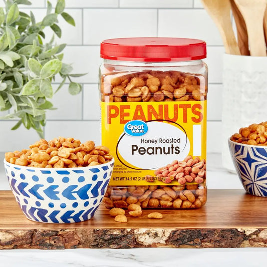 Great Value Honey Roasted Peanuts – 34.5 oz