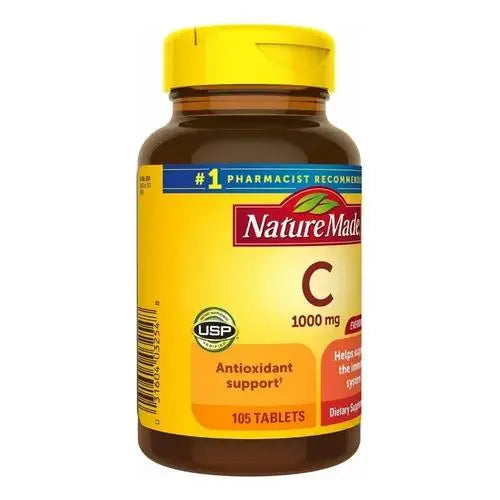 Nature Made Extra Strength Vitamin C 1000 mg Tablets, 105 Count