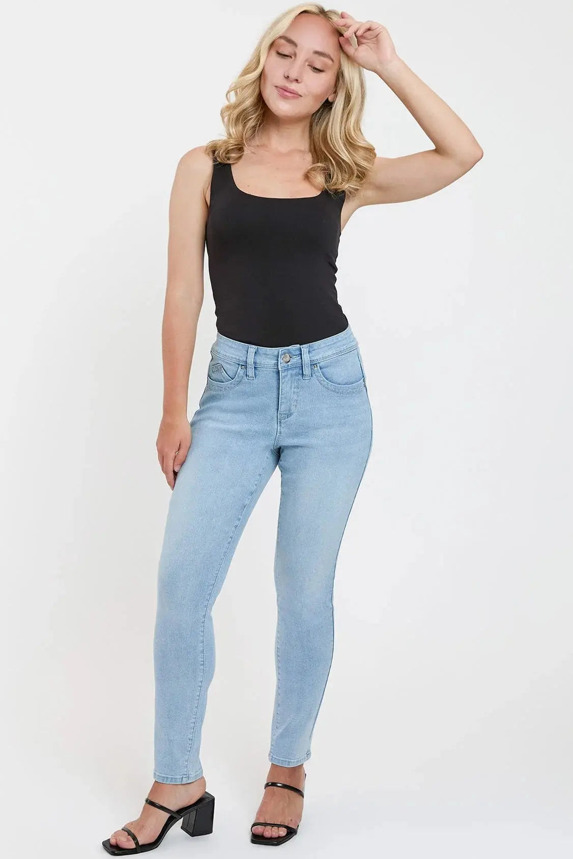 Curve Confidence Mid Rise Skinny Jeans