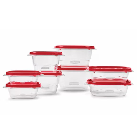 Rubbermaid TakeAlongs Food Storage Containers, 16-Piece Set