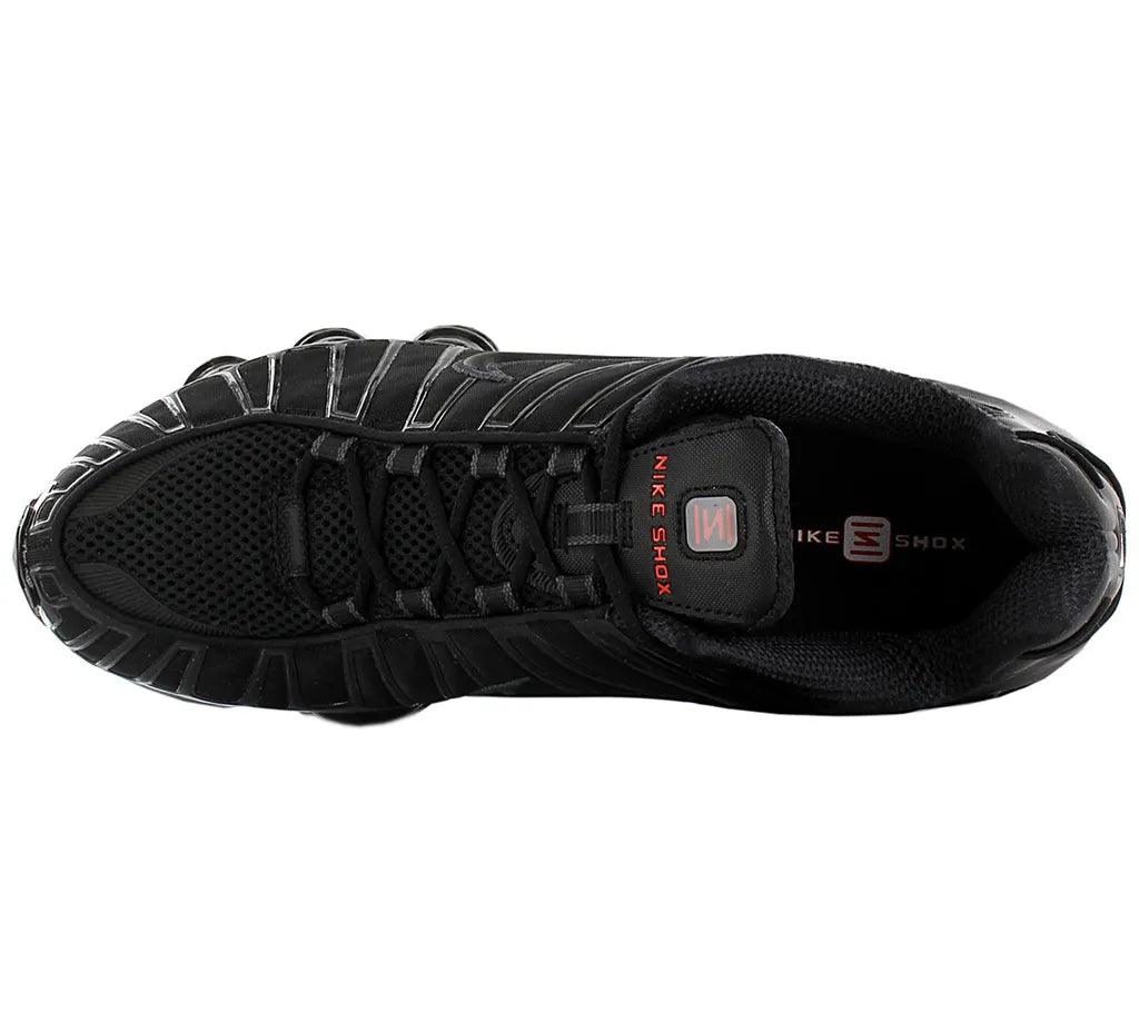 Nike Shox TL Black and Max Orange