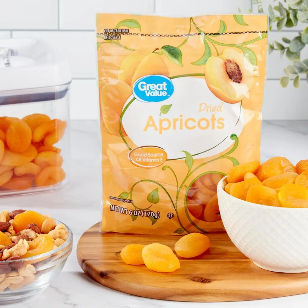 Great Value Dried Apricots, 16 oz