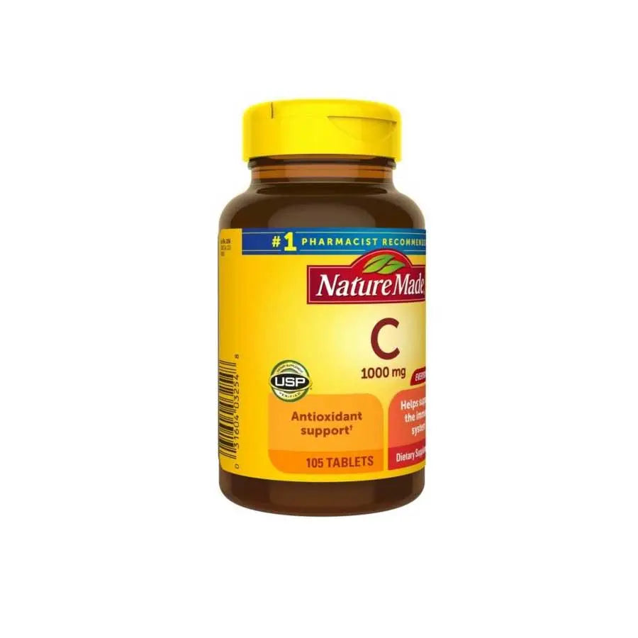Nature Made Extra Strength Vitamin C 1000 mg Tablets, 105 Count
